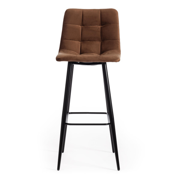 Стул барный «Chilly» (mod.7095б) (коричневый barkhat 11/черный) фото № 5