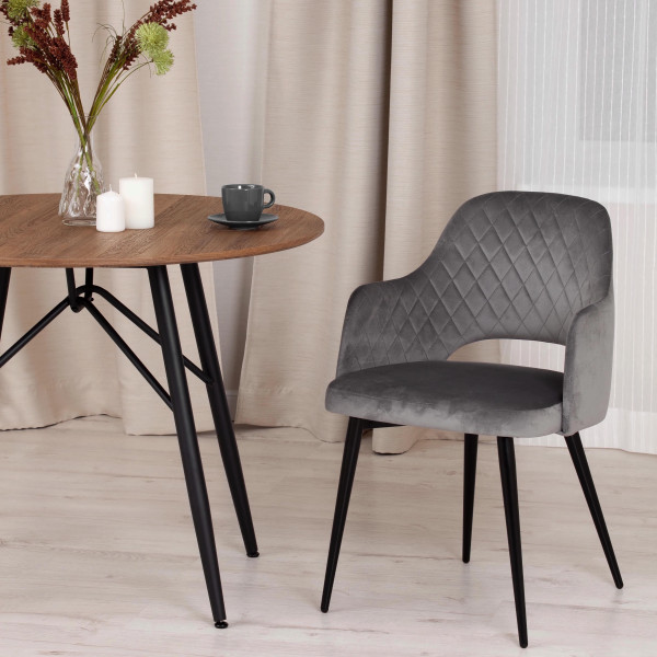 Кресло «Valkyria» (mod. 711) (серый barkhat 26/черный) фото № 10