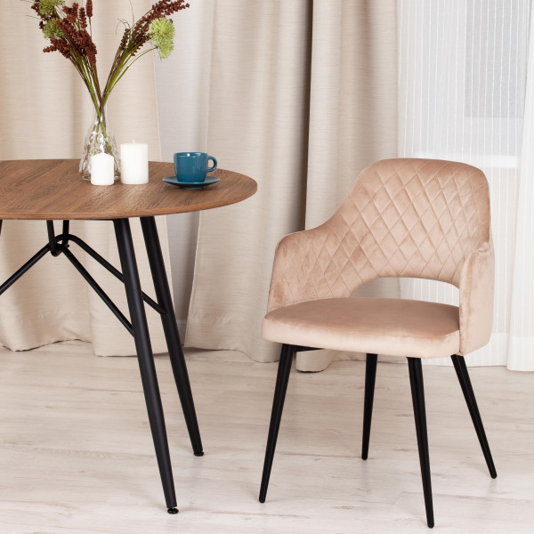 Кресло «Valkyria» (mod. 711) (бежевый barkhat 5/черный) фото № 10