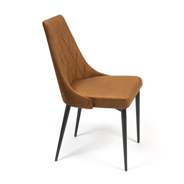 Стул «Lavanda» (mod. 712) (коричневый barkhat 11/черный) фото № 2