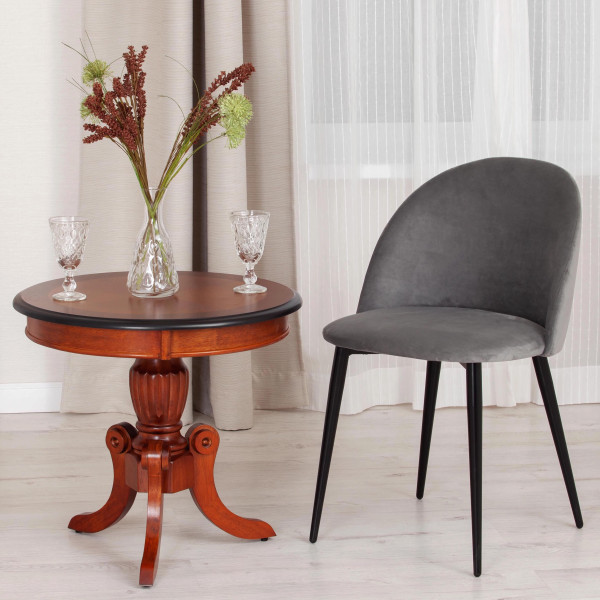 Стул «Monro» (mod. 710) (серый barkhat 26/черный) фото № 9