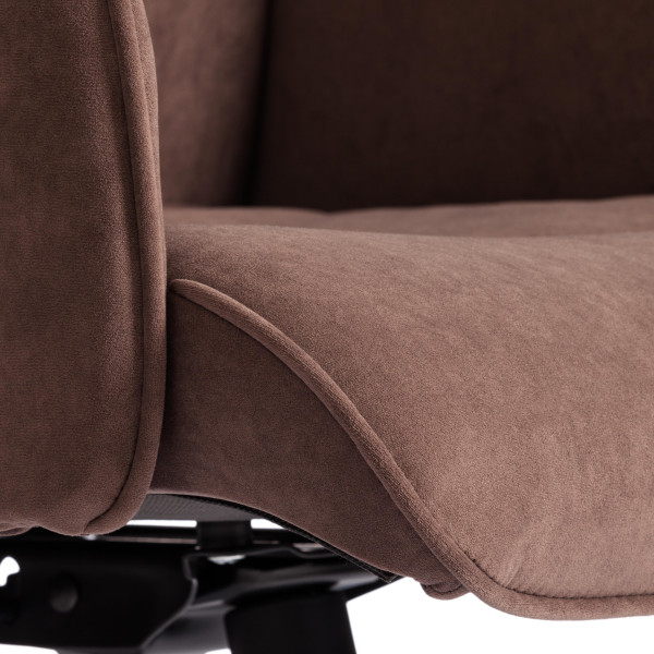 Кресло офисное «York» (флок коричневый) фото № 9
