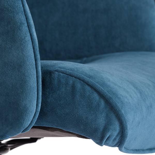 Кресло офисное «York» (флок синий) фото № 9