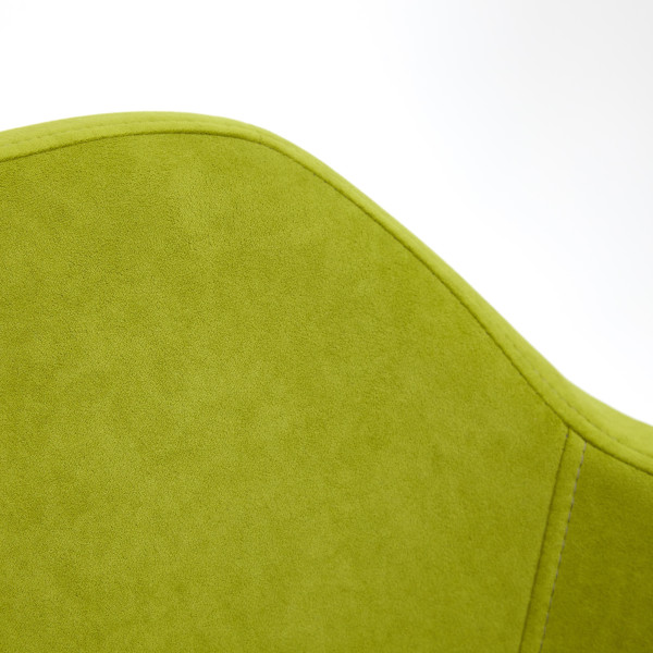 Кресло офисное «Modena» (хром флок, олива, 23) фото № 8