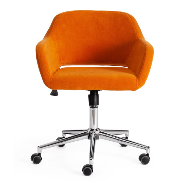 Кресло офисное «Modena» (хром флок, оранжевый, 18) фото № 5