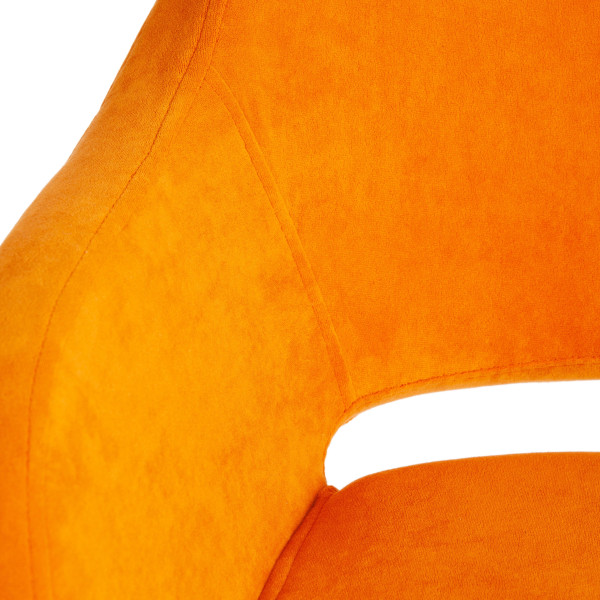 Кресло офисное «Modena» (хром флок, оранжевый, 18) фото № 7