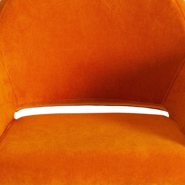 Кресло офисное «Modena» (хром флок, оранжевый, 18) фото № 8