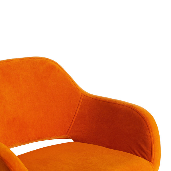 Кресло офисное «Modena» (хром флок, оранжевый, 18) фото № 9