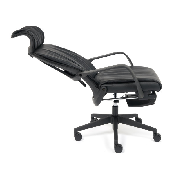 Кресло «Wing» (кож/зам, черный) фото № 7