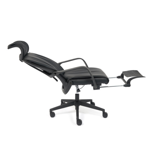 Кресло «Wing» (кож/зам, черный) фото № 11