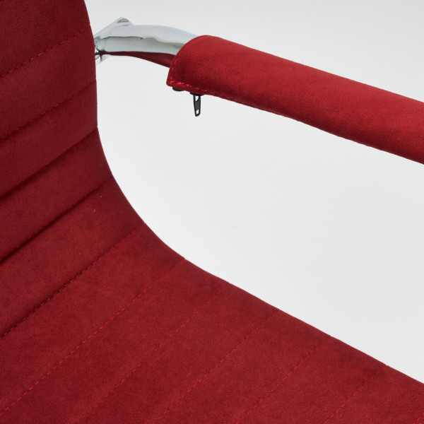 Кресло «Urban Low» (флок, бордовый, 10) фото № 6