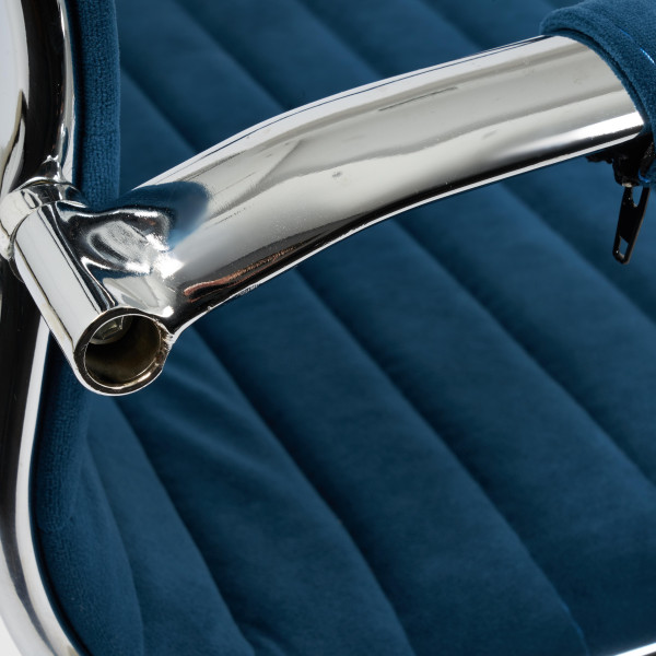 Кресло «Urban Low» (флок, синий, 32) фото № 10