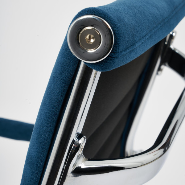 Кресло «Urban Low» (флок, синий, 32) фото № 11