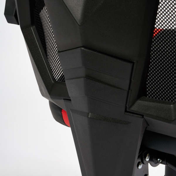 Кресло компьютерное «iRock» (кож/зам, черный/красный) фото № 11