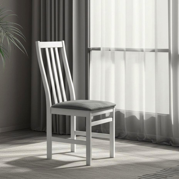 Стул «Sweden» (white, ткань серая (16/1)) фото № 5