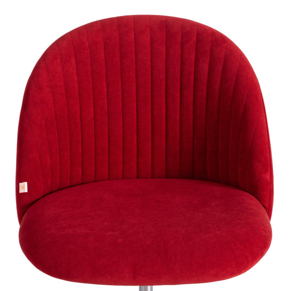 Кресло MELODY (флок, бордовый, 10) фото № 6