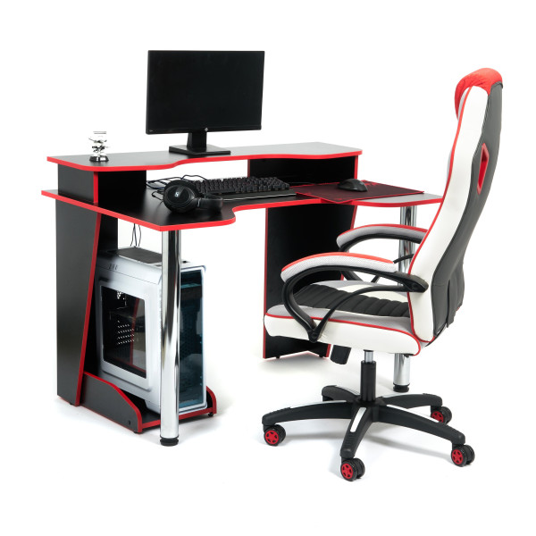 Подставка п/сист. блок StrikeRack NEO black/red, черный/красная кромка фото № 6