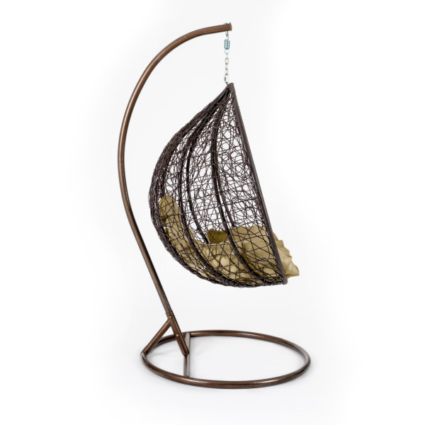 Кресло подвесное (mod. SC-003) с подушкой (Коричневый) фото № 2