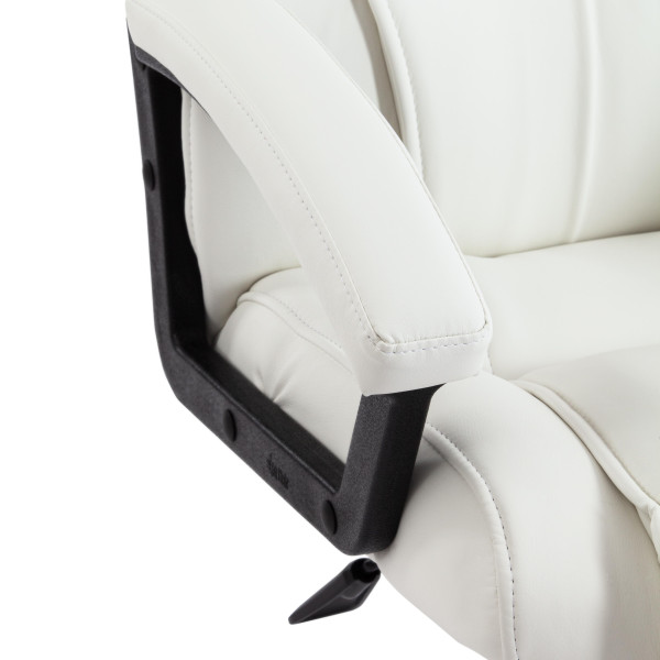 Кресло BERGAMO (крестовина хром, белый) фото № 8