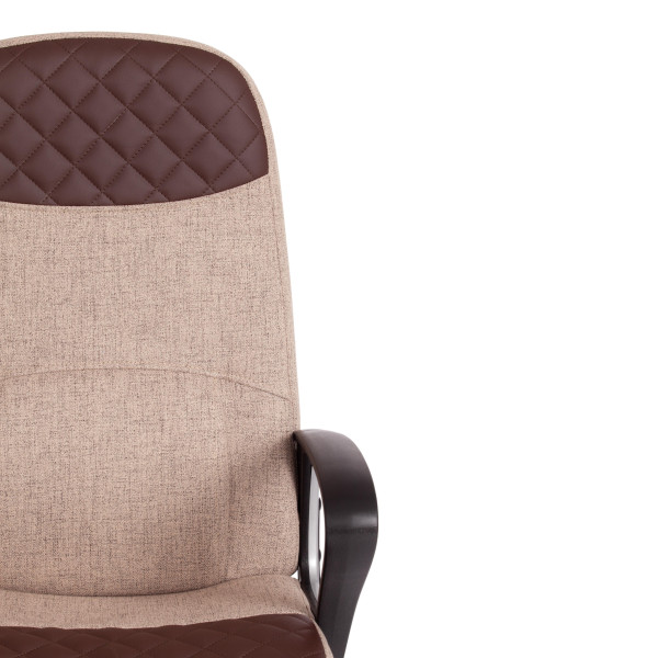 Кресло ADVANCE (ткань/кож/зам, светло-коричневый/коричневый, фостер 04/36-36) фото № 6