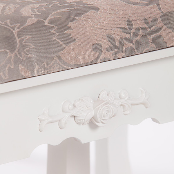 Туалетный столик с зеркалом и табуретом Secret De Maison GAUDE (mod. TT-DT003) (Белый (White)) фото № 10