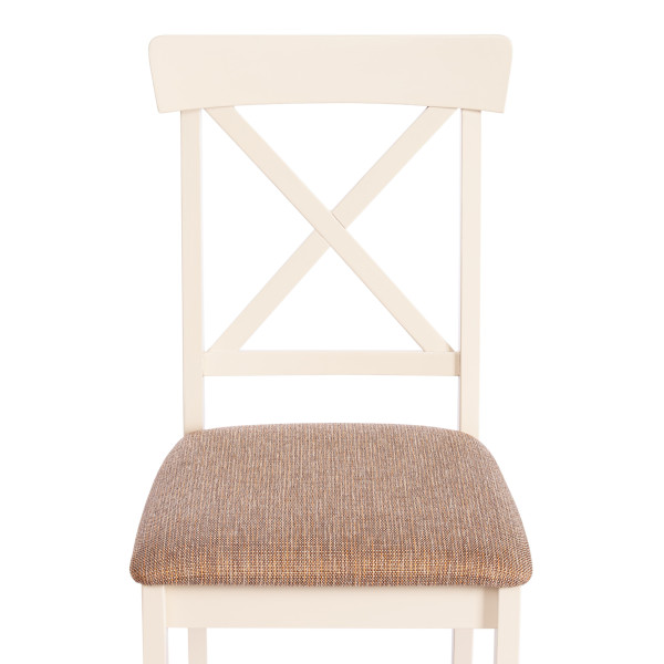 Стул Гольфи Джуниор/ Golfi Junior (ivory white, ткань кор.-зол.) фото № 6