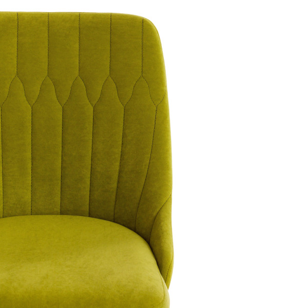 Кресло SWAN (флок, олива, 23) фото № 6