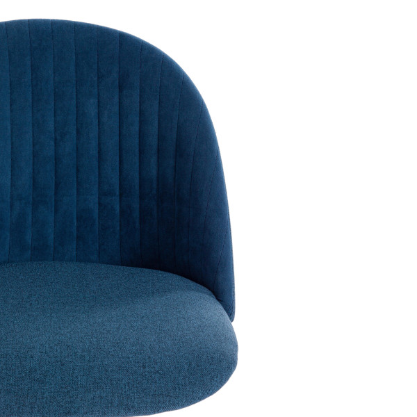 Кресло MELODY (ткань/флок, синий, Orleans 19/32) фото № 6