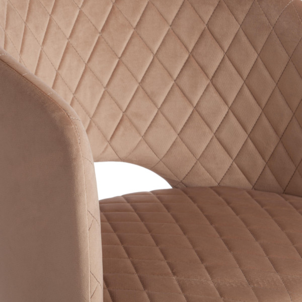 Кресло WIND (mod. 717) (бежевый barkhat 5/черный) фото № 7