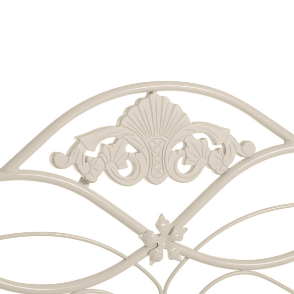 Кровать «Canzona» + основание из деревянных ламелей (140 см x 200 см), белый (butter white) фото № 7