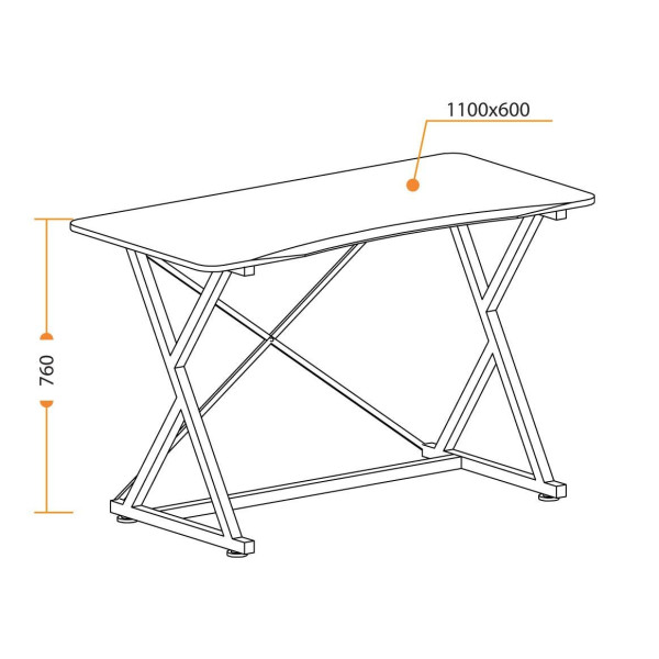 Cтол GD-05 Black (черный) фото № 6