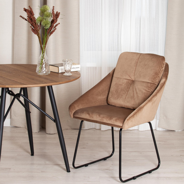 Кресло STAR (mod. CY-1919) (коричневый (HLR11)/черный) фото № 9