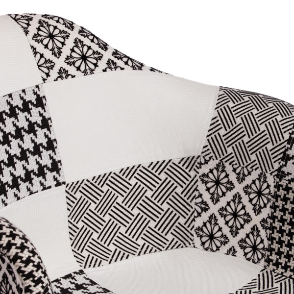 Кресло Secret De Maison CINDY SOFT (EAMES) (mod. 101) (black/white (черный/белый)) фото № 8