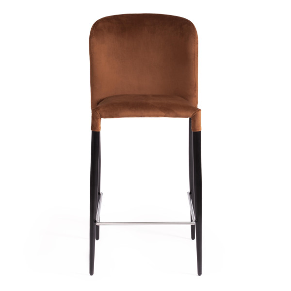 Стул полубарный ALVOR (mod. 715пб) (коричневый barkhat 11/черный) фото № 5