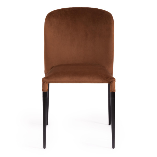 Стул ALVOR (mod. 715) (коричневый barkhat 11/черный) фото № 5