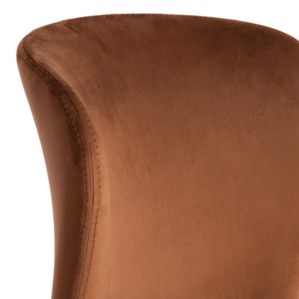 Стул ALVOR (mod. 715) (коричневый barkhat 11/черный) фото № 8