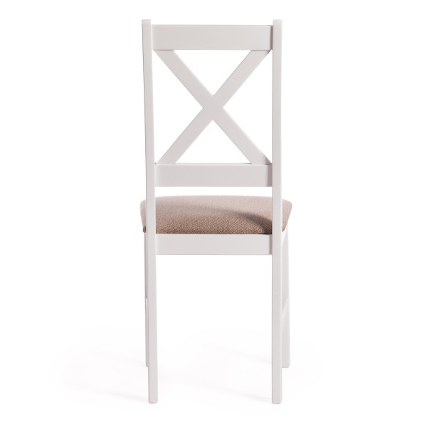 Стул CROSSMAN (white, ткань бежевая (Ford William 7)) фото № 4