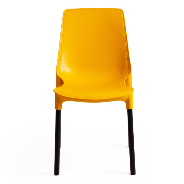Стул GENIUS (mod 75) (желтый/черные ножки) фото № 5