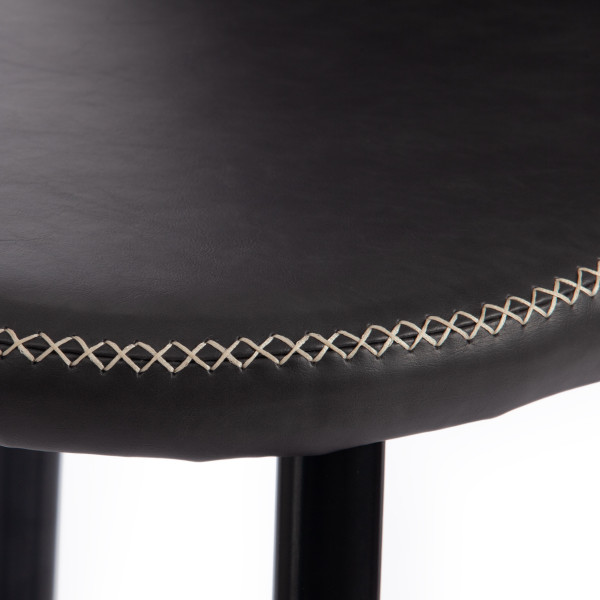 Стул барный FLAIR BAR (mod. 9018) (серый 22/черный) фото № 8