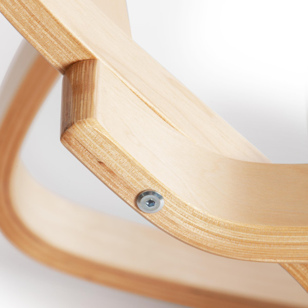 Кресло-качалка mod. AX3005 (натуральный #1/ ткань бежевая 1501-4) фото № 12