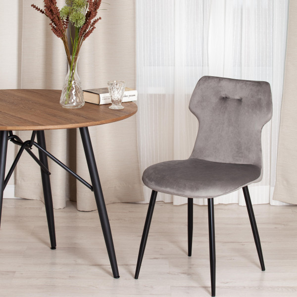 Стул Secret De Maison ROBOCOP (mod. DC0128) (серый (HLR 24)/черный) фото № 10