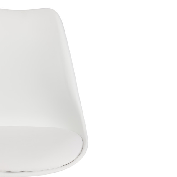 Стул TULIP FASHION CHAIR (mod.109) (белый / белый) фото № 6