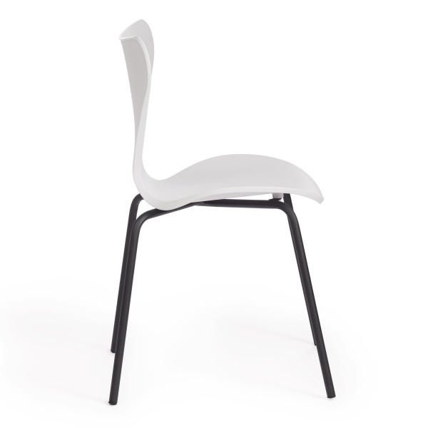 Стул Jacobsen (mod DC 102) (белый 018/черный) фото № 2