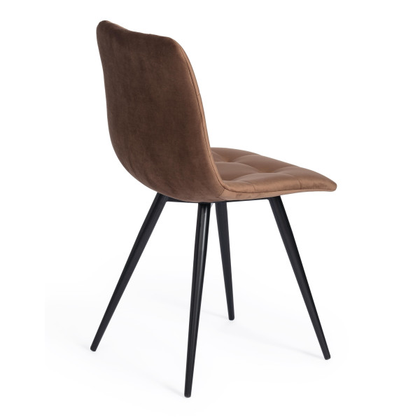 Стул CHILLY (mod. 7095-1) (коричневый barkhat 12/черный) фото № 3