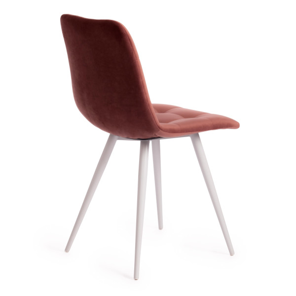 Стул CHILLY (mod. 7095-1) (коралловый barkhat 15 /белый) фото № 3