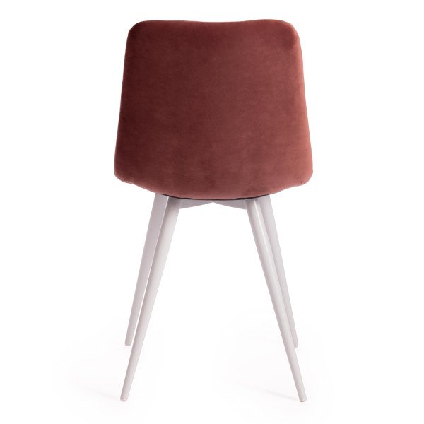 Стул CHILLY (mod. 7095-1) (коралловый barkhat 15 /белый) фото № 4