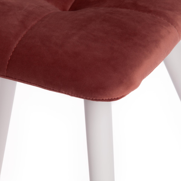 Стул CHILLY (mod. 7095-1) (коралловый barkhat 15 /белый) фото № 7