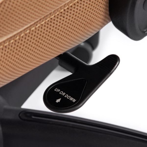 Кресло CHIEF (кож/зам/ткань, бежевый/бронза, 36-34/21) фото № 13