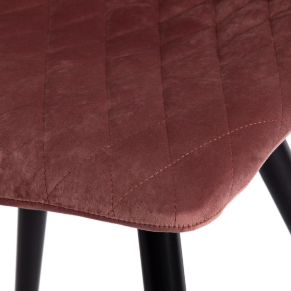 Стул CHILLY X (mod. 7096-1) (коралловый barkhat 15 /черный) фото № 8