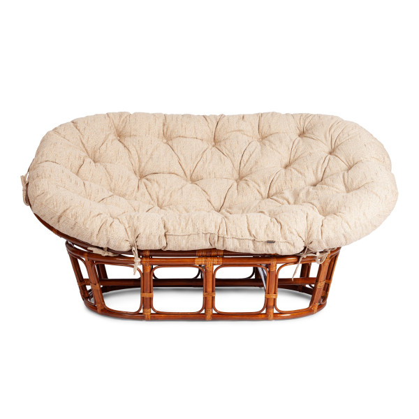 Кресло "MAMASAN" 23/02 W /с подушкой/ Cognac (коньяк) фото № 3